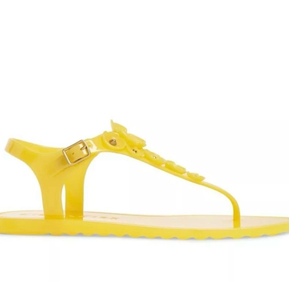 New Coach Tea Rose Jelly Sandals - Picture 3 of 7